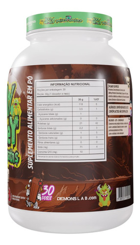 Whey Protein Demons Lab 900g Psichopaths 100% Concentrado