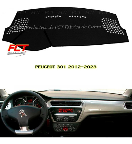 Cubre Tablero Peugeot 301 2014 2015 2016 2017 2018 2019 Fct