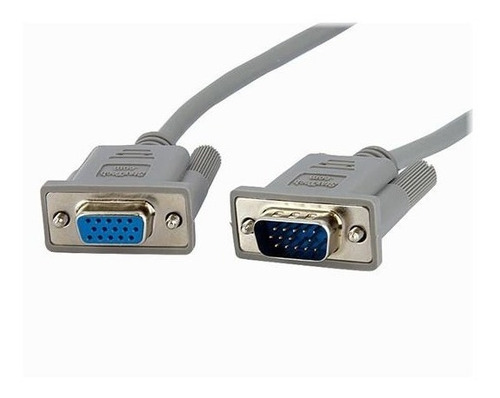 Imagen 4 de 5 de Cable Vga Startech.com Macho Vga - Vga Hembra 3m Gris /vc