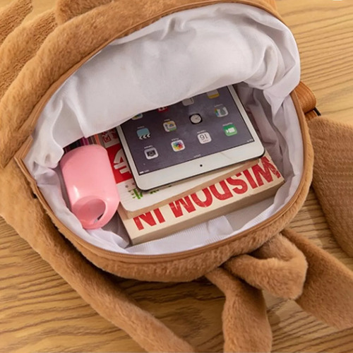Mochila De Peluche De Capibara Divertida Y Moderna