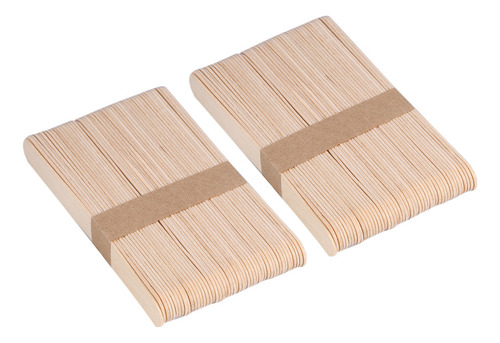 Espátula De Cera Desechable De Madera, 100 Unidades