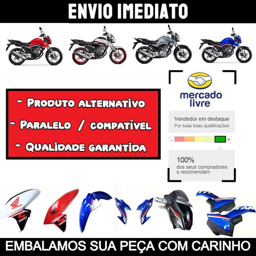 Imagem 5 de 5 de Aba Do Tanque Fan 160 2020 Aba Da Fan 2020 2021 Cinza