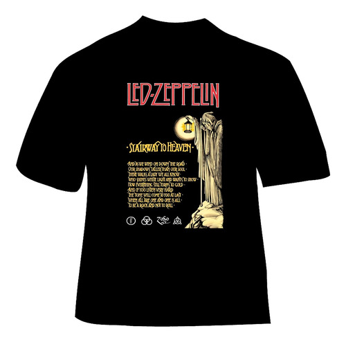 Polera Led Zeppelin - Ver 02 - Stairway To Heaven