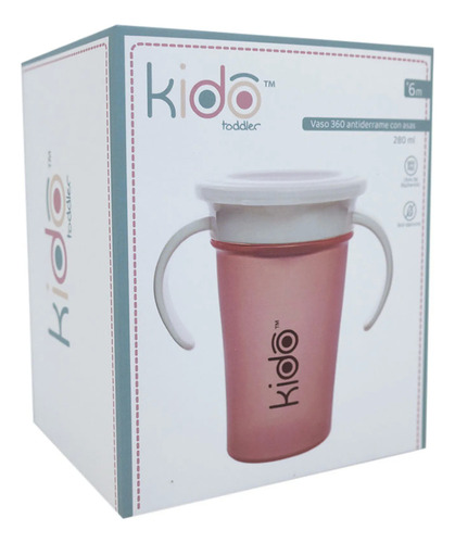 Botellas Antiderrame Toma Jugo 360 Para Niños 280ml Kido