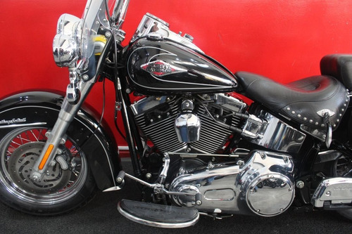Imagem 11 de 11 de Harley Davidson Softail Heritage Classic 2010 Preta Preto