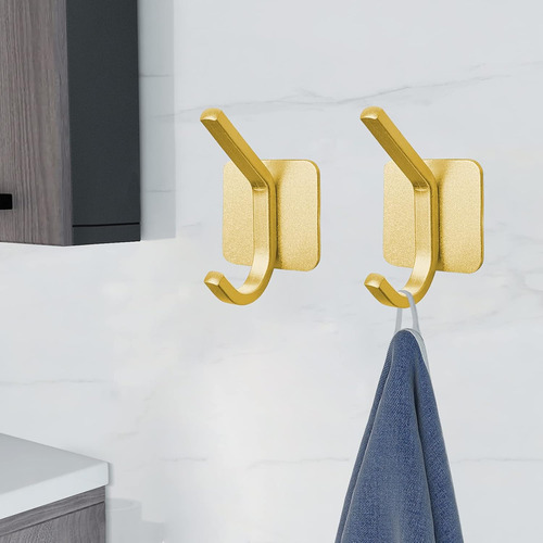 Ganchos Adhesivos De Aluminio Impermeables Para El Hogar