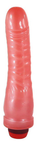 Vibrador Pene Dildo Consolador Grande Venoso Silicona 23x4cm Color Perlado
