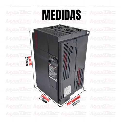 Inversor De Frequencia Mitsubishi 25cv 380v E840 Trifásico