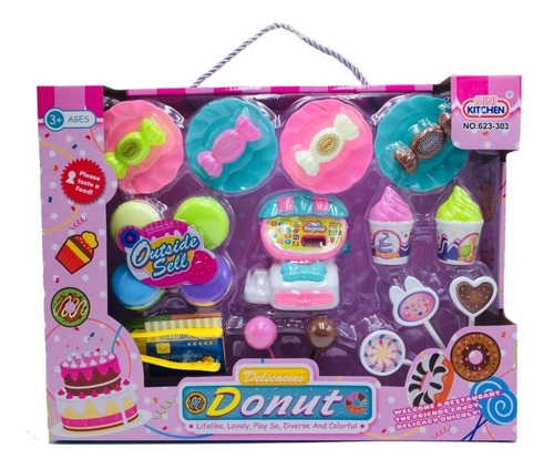 Tienda De Donas Reposteria Juguete Juego Niñas Accesorios