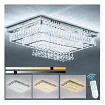 Comprar Hopggie Moderno Candelabro Rectangular Cristal Para Comedor