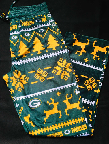 Green Bay Packers Pantalón Pijama Hombre Original Oficial