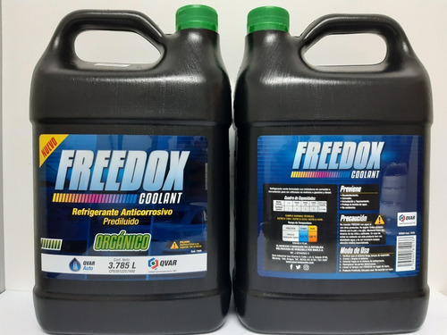 Refrigerantes Base Agua Freedox Coolant Verde Qvar