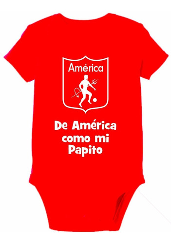 Body Fútbol América De Cali Bebe Mameluco