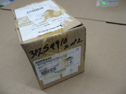Nib Schneider Gv7rs50 Thermal Trip Breaker Unit 30-50a 220-6