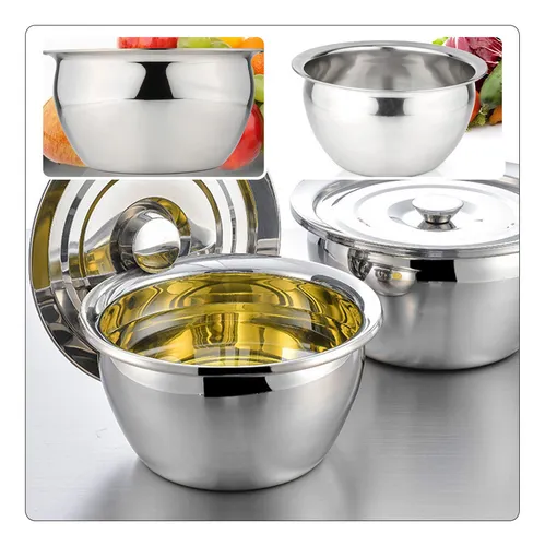 Ensaladeras, Recipiente Para Aceite, Olla De Acero Inoxidabl