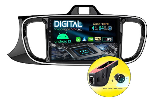 Radio Pantalla Android Kia Soluto