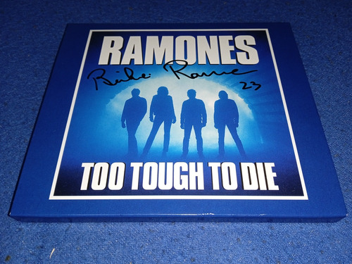 Ramones - Too Tough To Die - Cd Firmado Por Richie Ramone