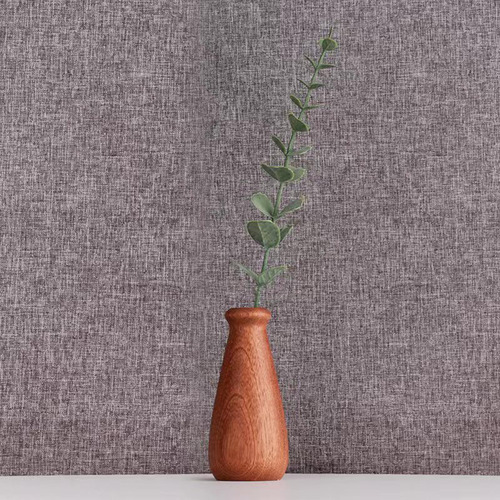 Florero De Madera, Soporte Para Maceta, Decoración De