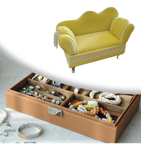 Sofá Para Casa De Muñecas 1/12, Muebles En Miniatura,