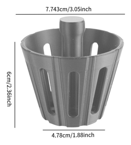 Filtro De Café Presione Cono Cono Filtro De Café Gris