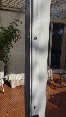 Cierre Terraza Pvc Blanca 2.1m X 2.15m De Alto