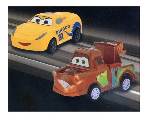 Imagen 4 de 6 de Set De Autos Cars 4 Vehiculos Pull Back Ditoys