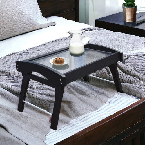 Charola Para Cama De Madera Util Y Moderna Hogare Color DESAYUNO CHOCOLATE