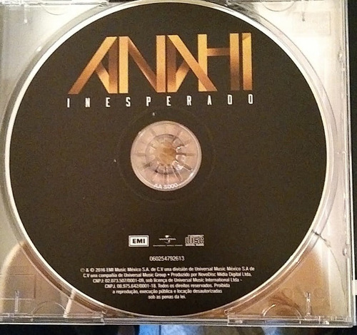 Cd Anahi Inesperado (Usado)