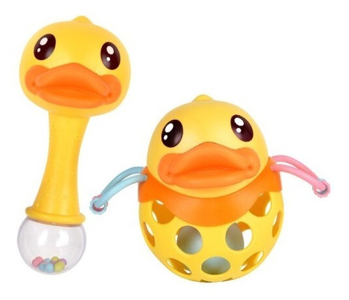 Juguete Estimular Sonajero Para Bebe B.duck