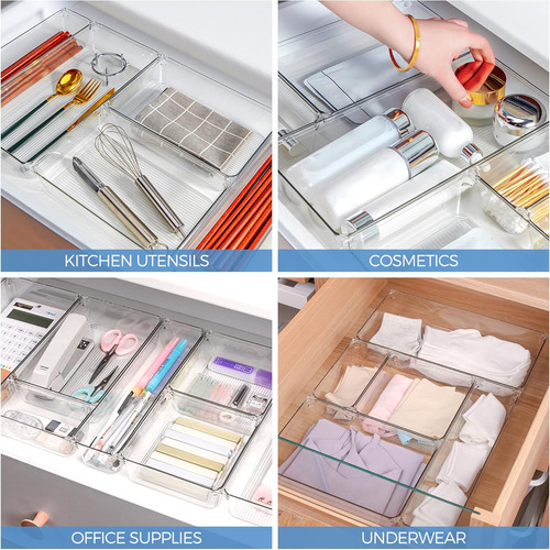 Organizador De Cajones Ravinte, 28 Cubos De Almacenamient...