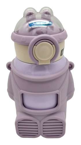 Termo Infantil Acero Inox C/funda Silicona Space Bear 480ml