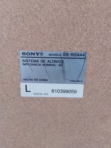 Parlante Sony Ssrg444 Gris (Usado)