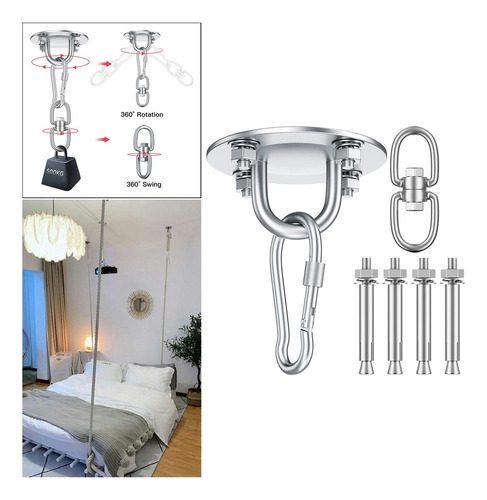 * Silla Hamaca Kit Colgante Definitivo-techo De Hormigón Y