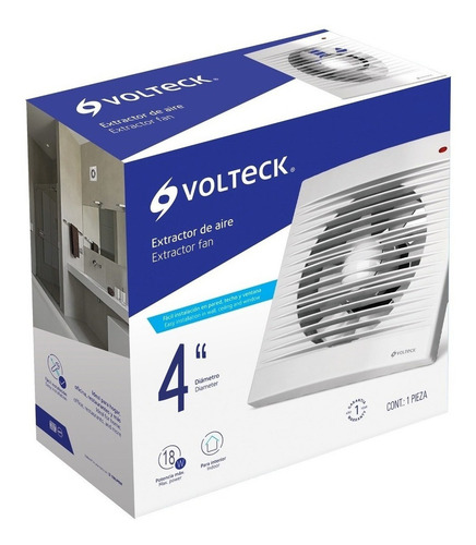 Extractor De Aire 4 Volteck