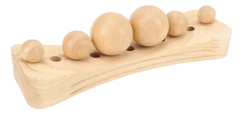 Camilla De Masaje De Madera, Elástica, Cuello, Espalda, Cade