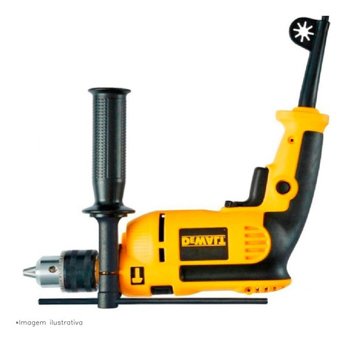 Imagem 3 de 5 de Furadeira Dewalt Impacto 1/2'' 220v 710w Dwd502b2