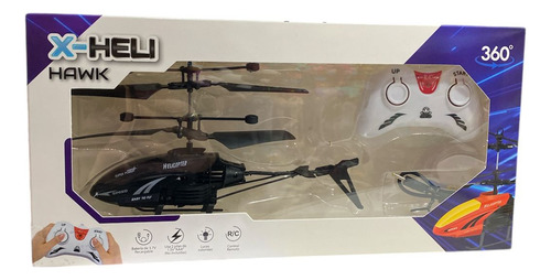 Helicóptero A Control Remoto X-heli Hawk Con Giros 360°, Luces Led Y Control Inalámbrico Modelo Surtido Ideal Para Principiantes Y Amantes Del Vuelo