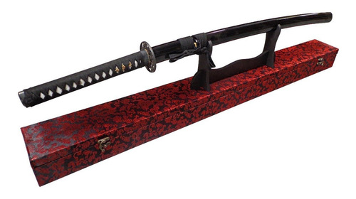 Katana Samurai Acero Inoxidable Trento 29  Rojo-negro-azul