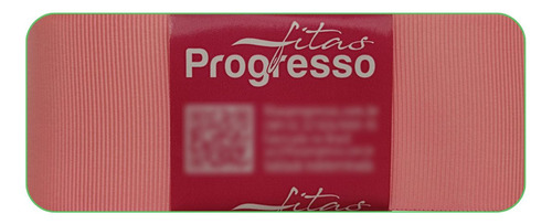 Fita De Gorgurão Gp009 38mm Progresso Nº9 | 10 Metros Cor Rosa Pétala
