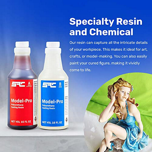 Kit Resina Epóxica 32 Oz (partes A Y B) Para Figuras Y Model