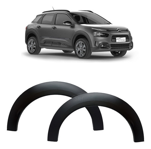 Par Moldura Paralama Traseiro Original Citroen C4 Cactus