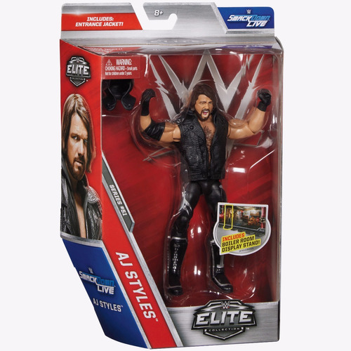 Wwe Figura Elite De Aj Styles De Mattel Elite 51 Nuevo