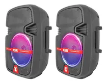 Comprar Sistema Bafles Par De Bocinas 8 Ksr Bt Recargable Pak-7908
