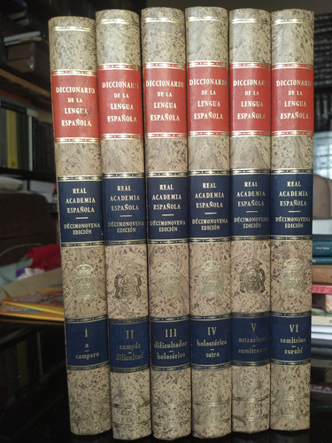 Diccionario De La Lengua Española 6 Tomos Rae. 19na Edición