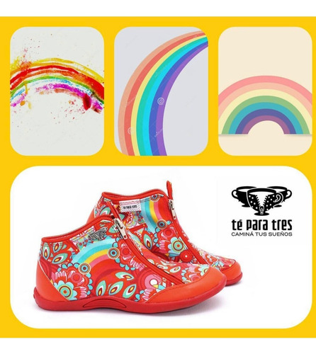 Imagen 6 de 10 de Zapatillas Te Para Tres De Diseño Livianas Modernas Frescas