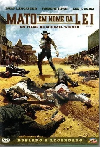 Dvd Mato Em Nome Da Lei Law Man Burt Lancaster Lacrado Class (Usado)