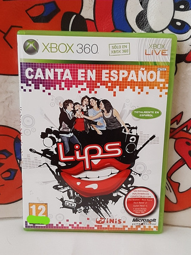 Video Juego Lips Canta En Español,solo Juego De Xbox 360.
