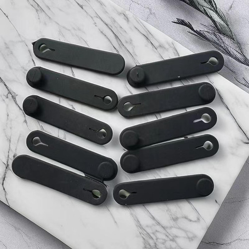 2 X 5 Piezas Correas De Cable De Silicona Bridas Para