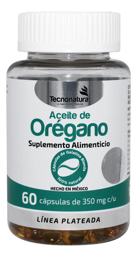 Aceite De Oregano 60 Capsula Blanda Tn