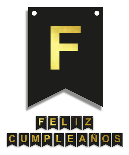 Banderín Feliz Cumpleaños De Rosario Central Cartel Letras Amarillo Central Córdoba